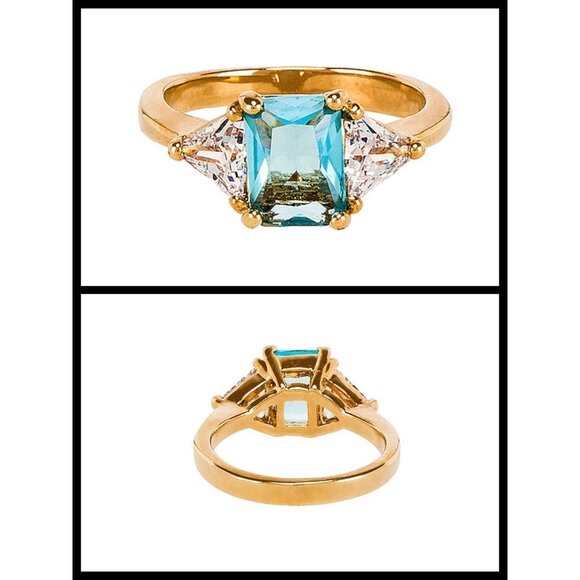 Vanessa Mooney Jewelry - 💕VANESSA MOONEY💕 The Mystic Crystal Ring ~ Light Blue